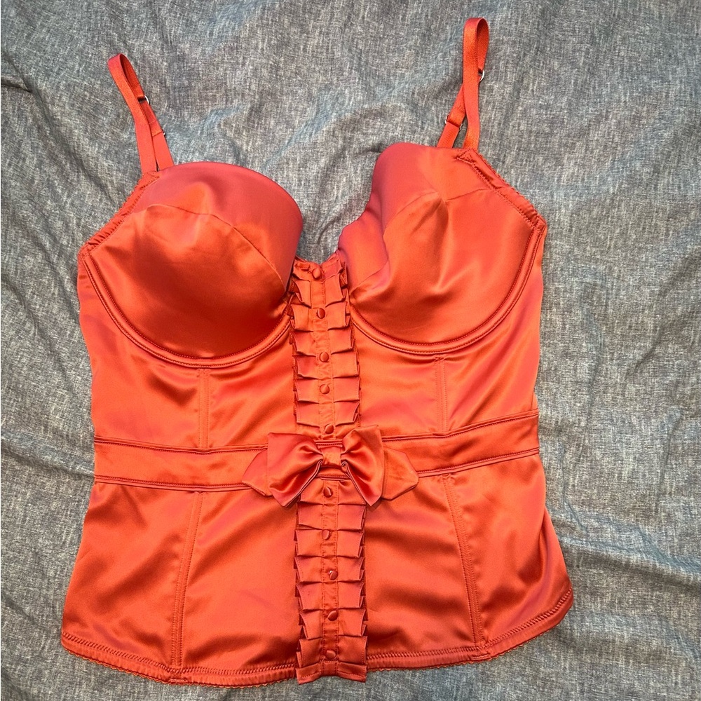 Victoria’s Secret size up corset. Color Red. Size 36D.